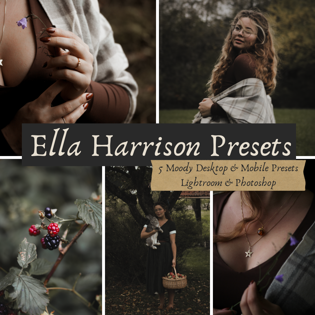Ella Harrison’s Moody Presets for Lightroom & Photoshop