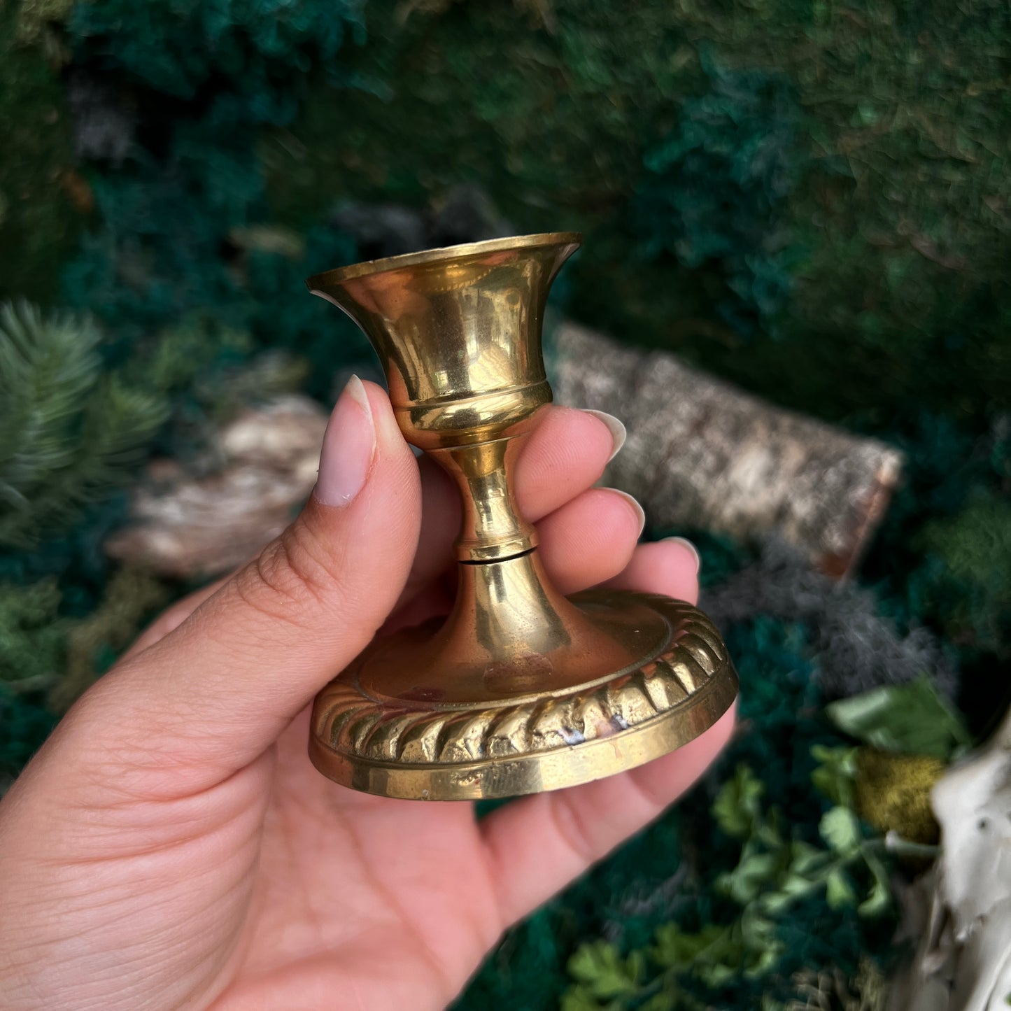 Brass Candle Holder CC34