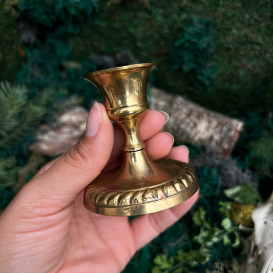 Brass Candle Holder CC34