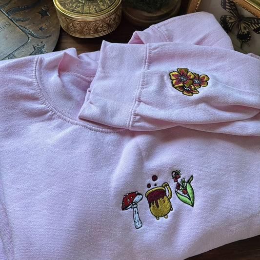 Small Poisons embroidered Sweatshirt