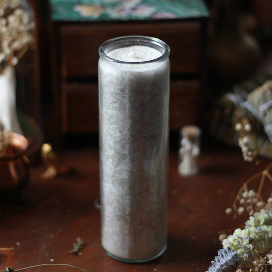 Grey 7 Day Spell Candle