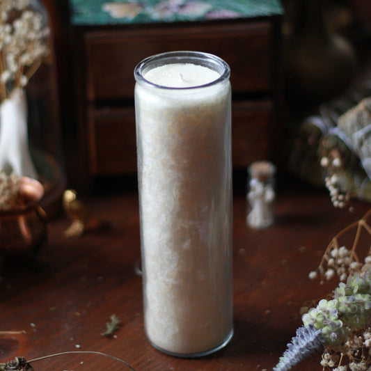 White 7 Day Spell Candle