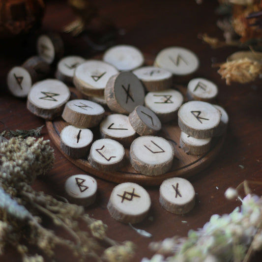 Wooden Rune Set