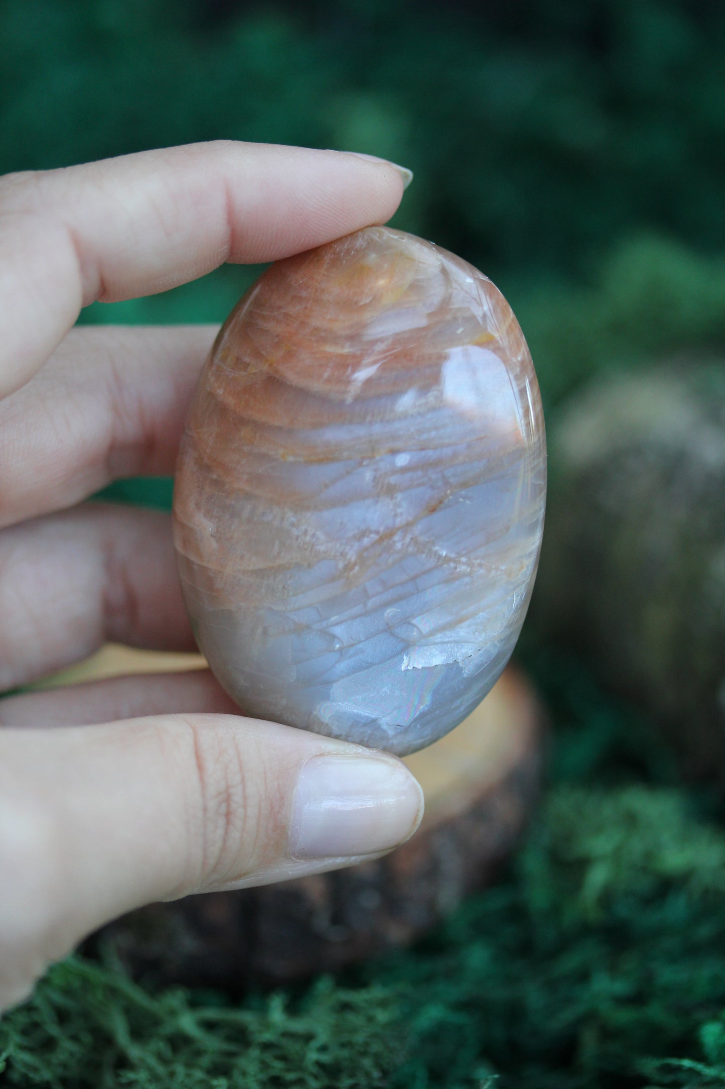 Peach Moonstone Palmstone PMP10