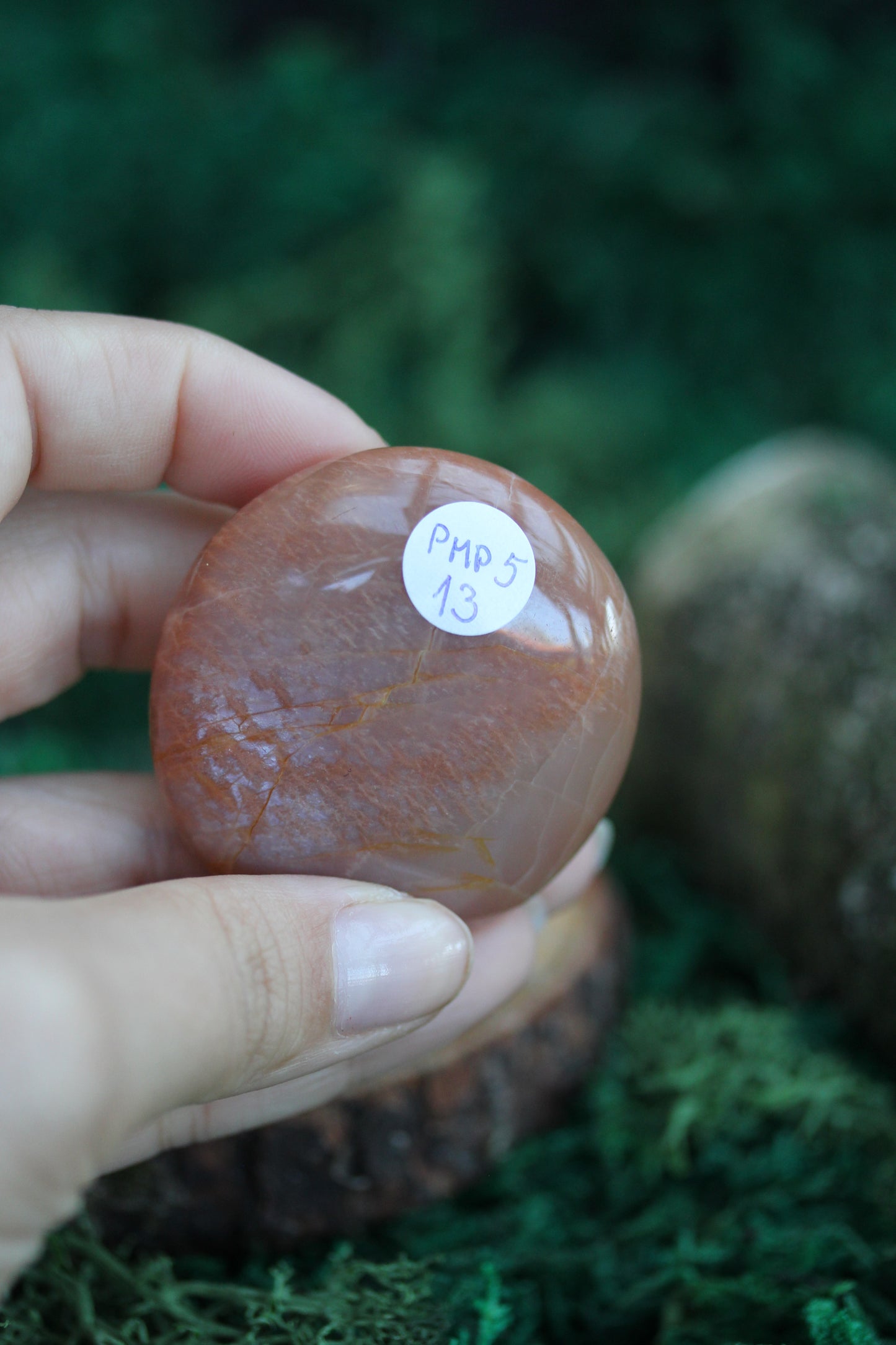 Peach Moonstone Palmstone PMP11