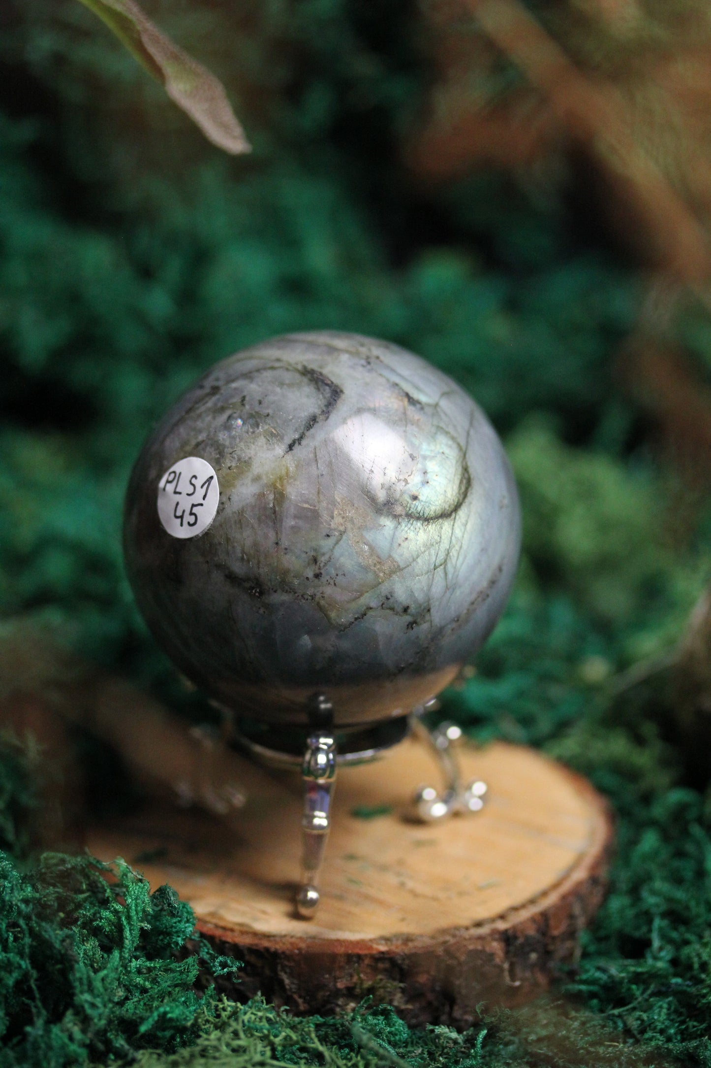 Purple Labradorite Sphere PLS1