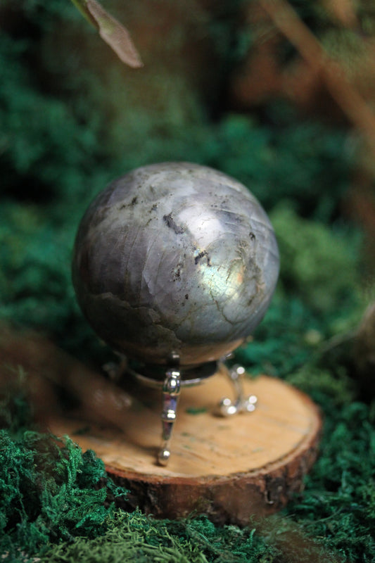 Purple Labradorite Sphere PLS1