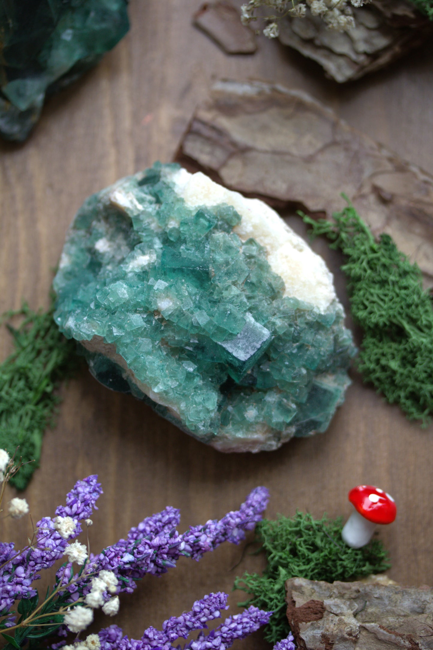 Raw Green Fluorite RF11